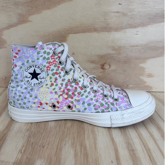 Converse All Star -CT Hi Floral Print -Sneakers -Multicolor -Women's -9 -A01594C - Picture 6 of 10